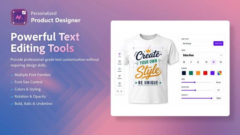 Personalized Product Print