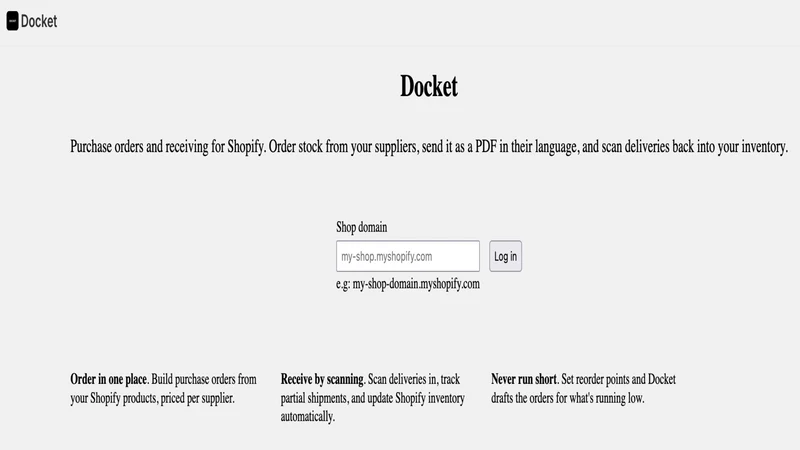 Docket