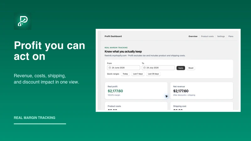 Sofenx Profit Dashboard