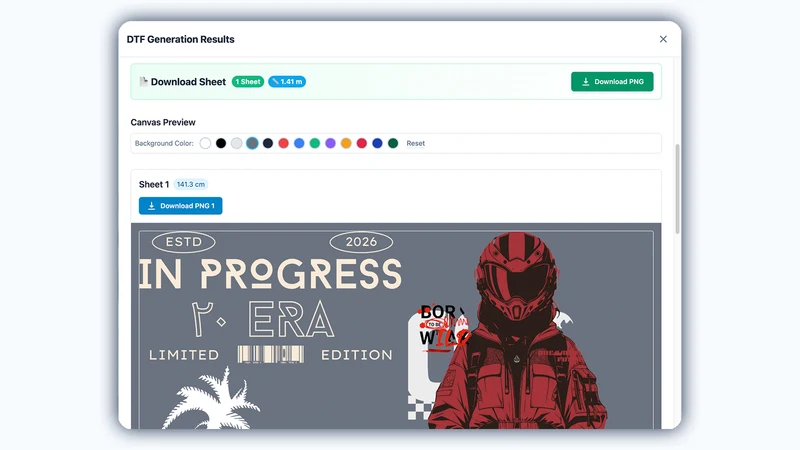 Auto Gang Sheet Builder