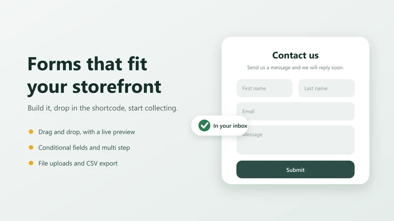 Appal Contact Form Builder