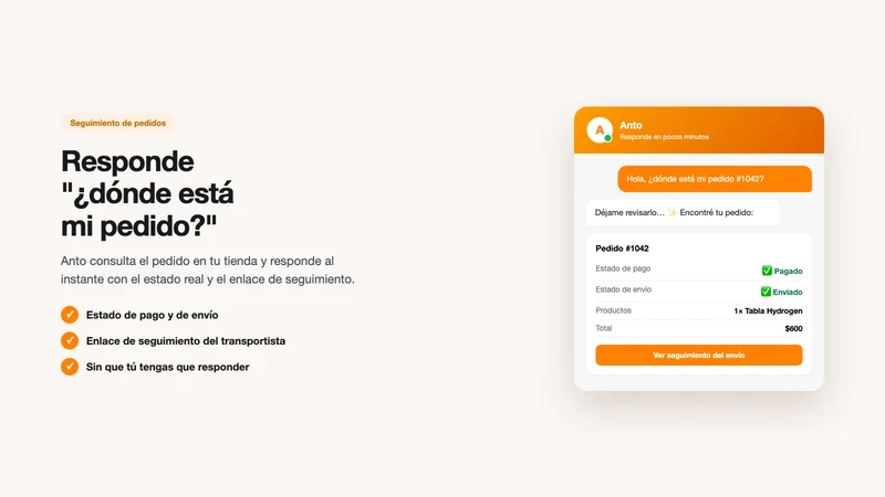 Anto ‑ Chatbot IA de Ventas