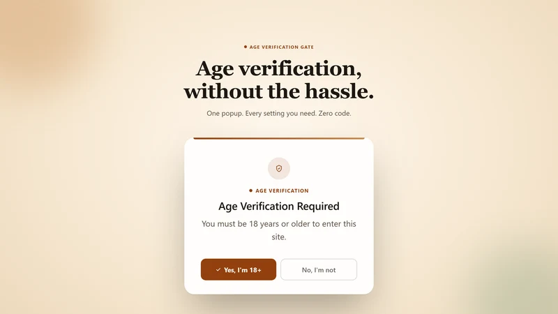 OL: Age Verification Gate