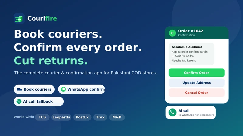 Courifire — COD & Couriers