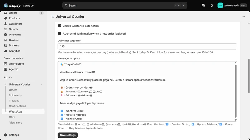 Courifire — COD & Couriers