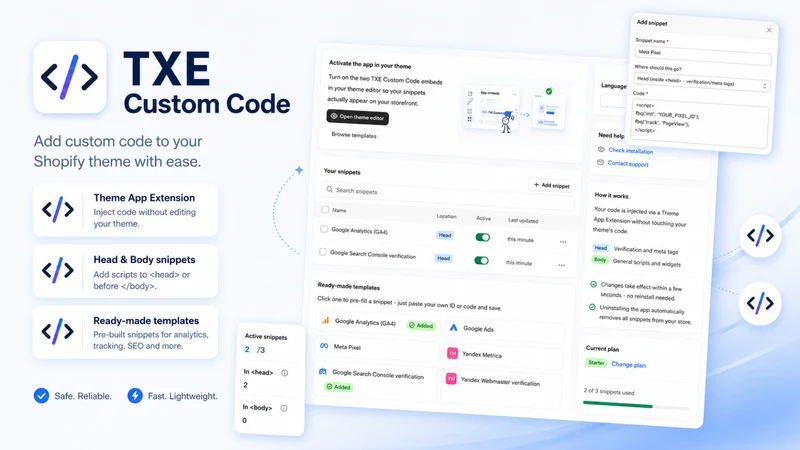 TXE ‑ Custom Code