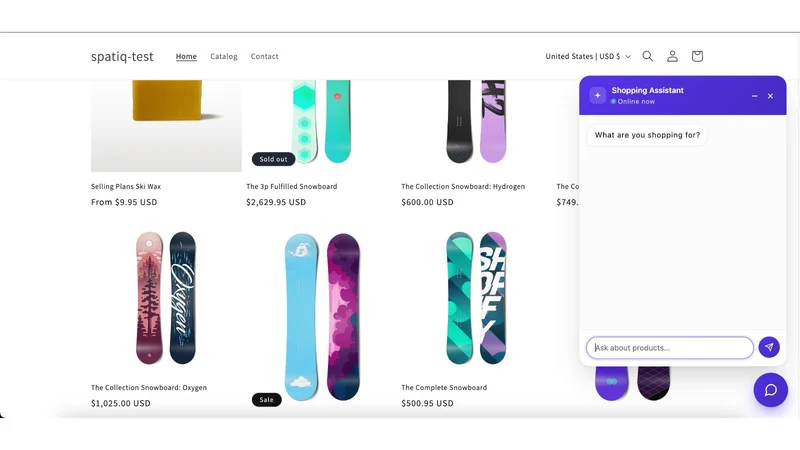 Spatiq Shopping Assistant