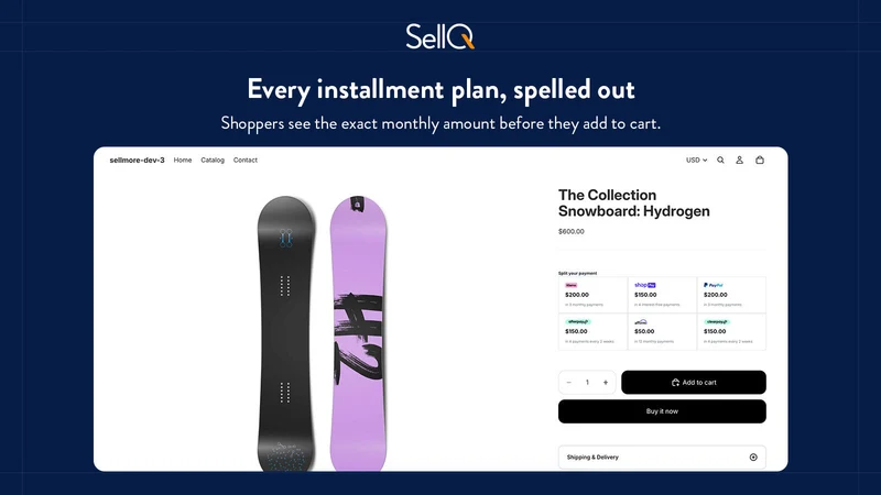SellQ Buy Now Pay Later Badge