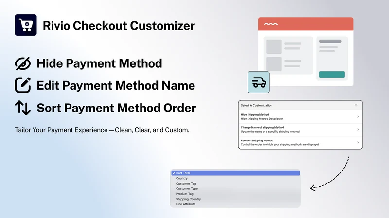 Rivio Checkout Customizer