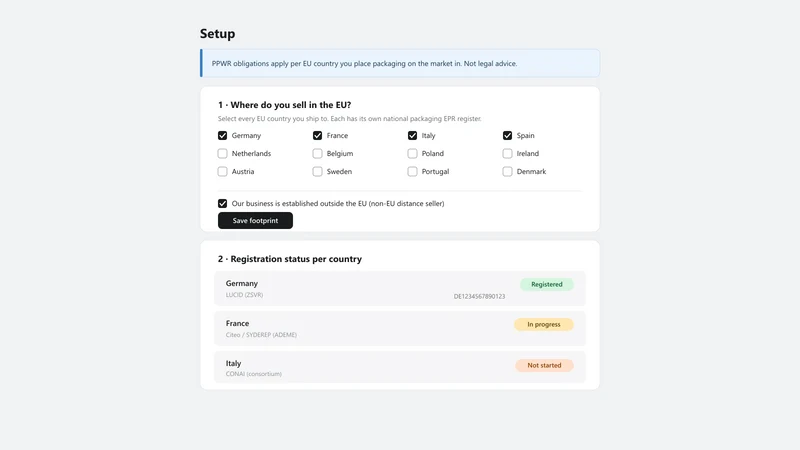 Packify: PPWR & EPR Compliance