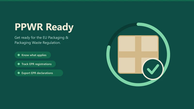 Packify: PPWR & EPR Compliance