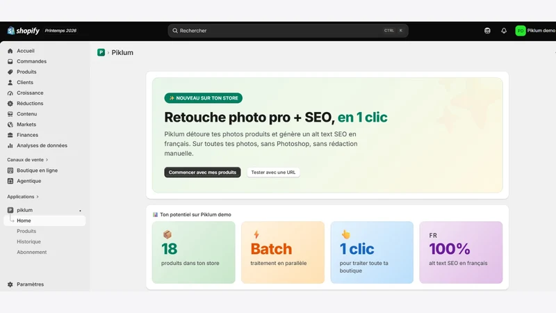 Piklum — AI Photo + SEO