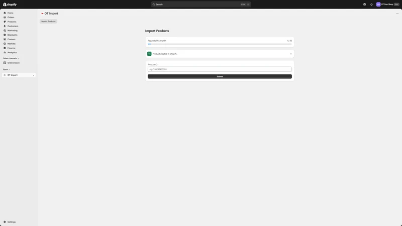 SetaLabs Dropshipping Importer