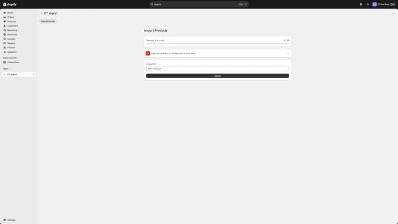 SetaLabs Dropshipping Importer