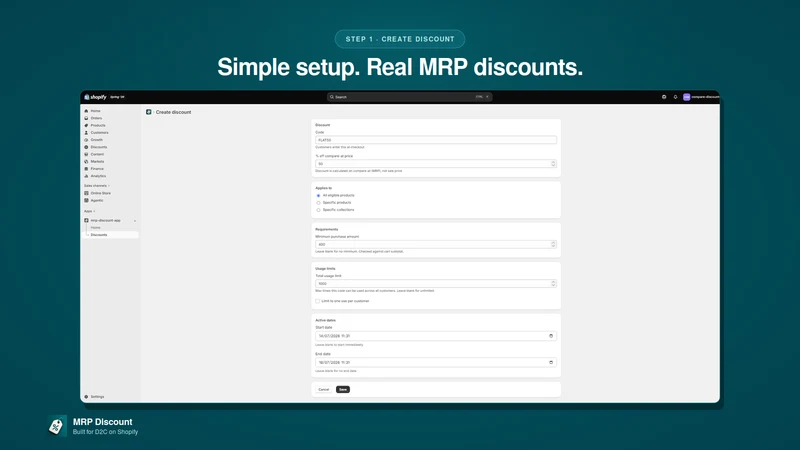 Durakart MRP Discount