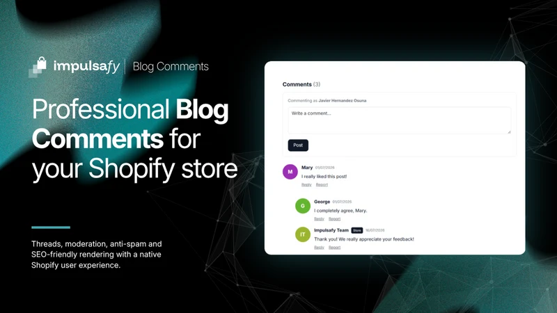 Impulsafy ‑ Blog Comments