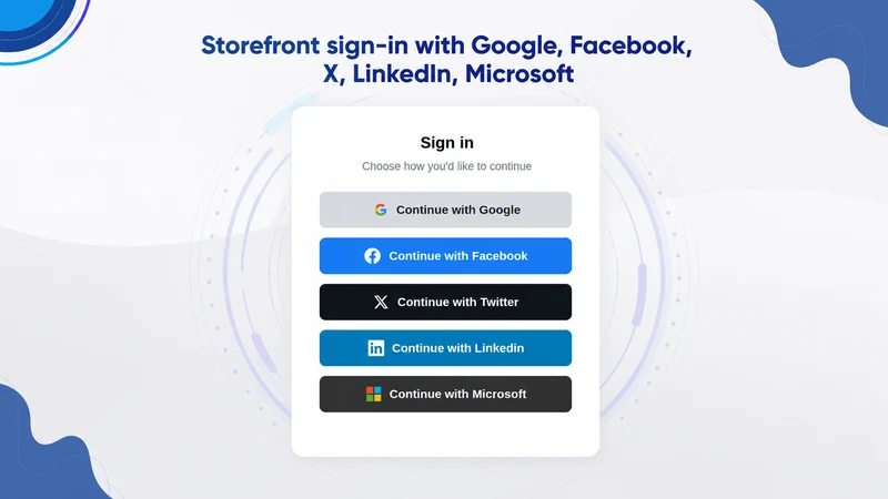 Social Login & Share