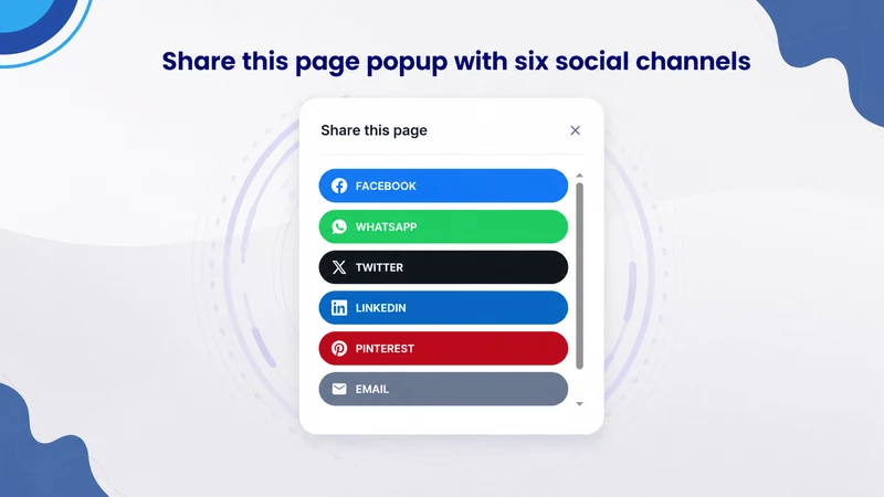 Social Login & Share