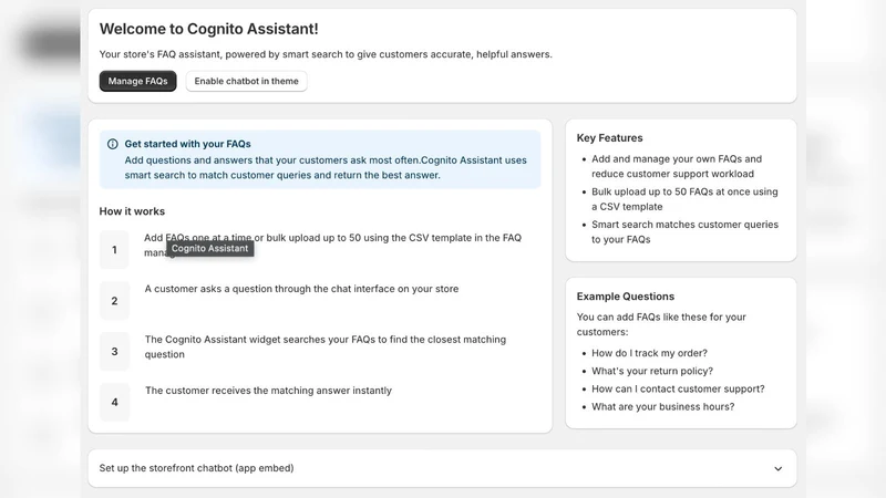 Cognito Assistant