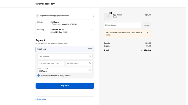 CodeCap Discount Limits