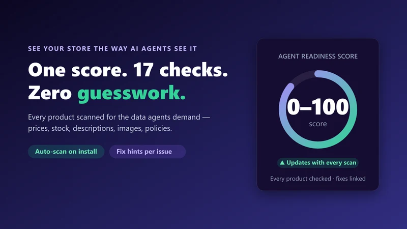 Agent Ready ‑ Product Data Fix