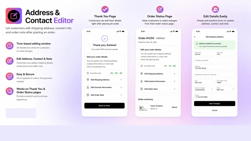 Amendly: Order Editing