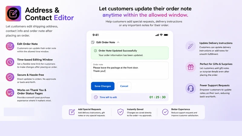 Amendly: Order Editing