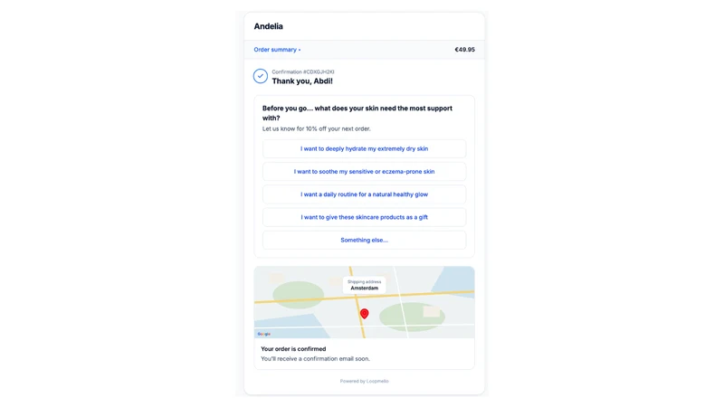 Loopmello Post‑Purchase Intent