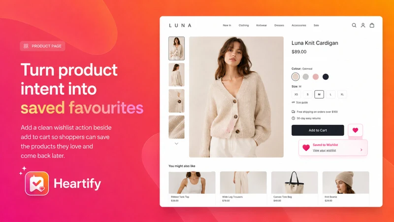Heartify: Wishlist & Favorites