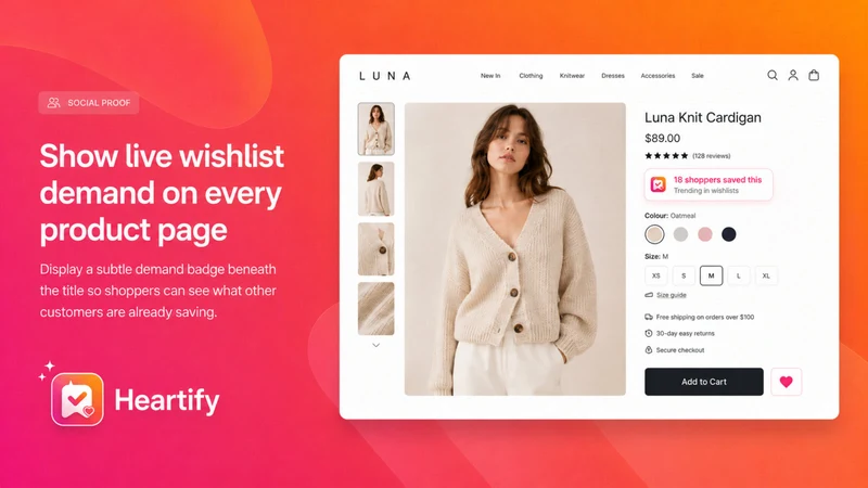 Heartify: Wishlist & Favorites