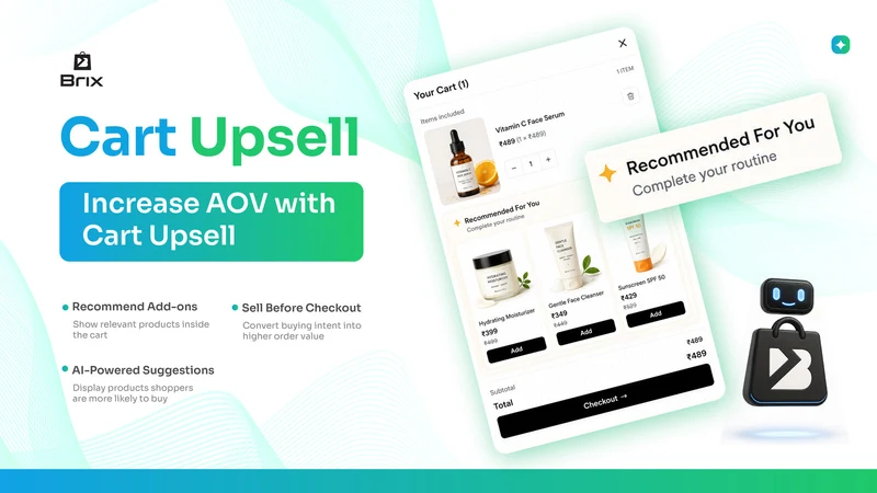 Brix AI‑ Bundles & Cart Upsell