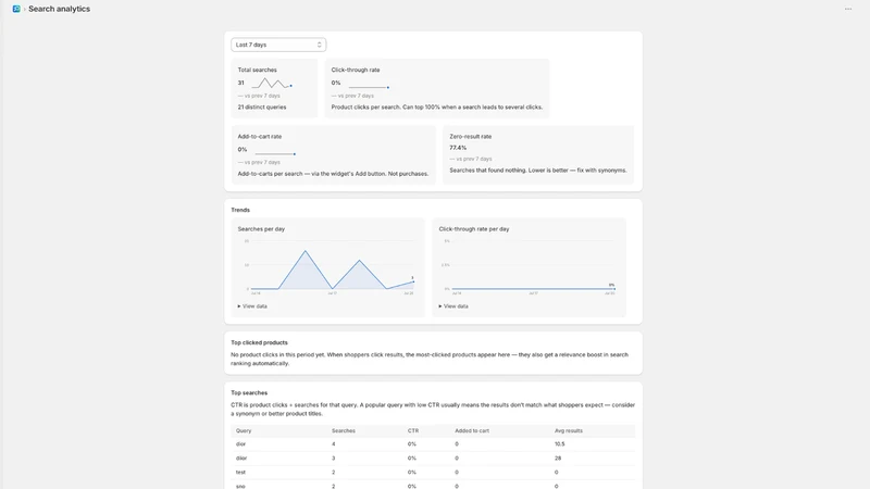 SwiftSearch — Search & Filter