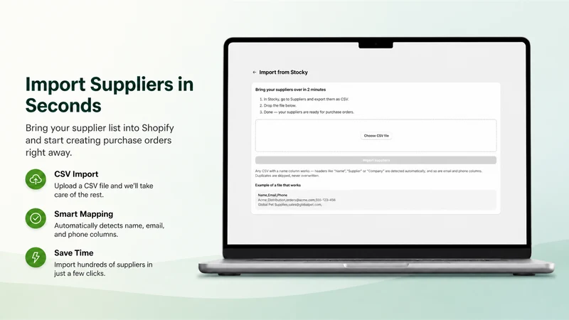 Simple Purchase Orders