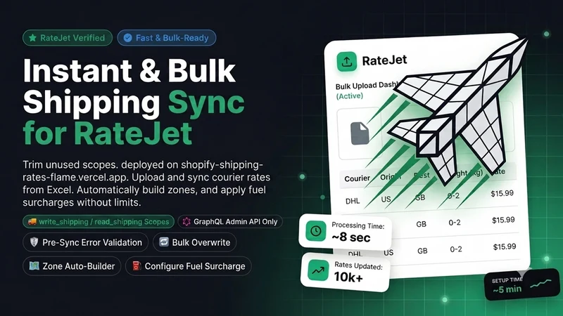 RateJet : Bulk Shipping Rates