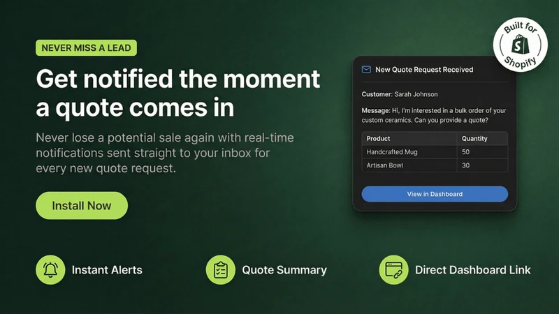 QuotePro: Request a Quote