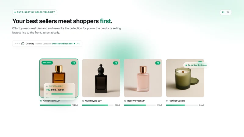 QSortby: Best Sellers & Upsell