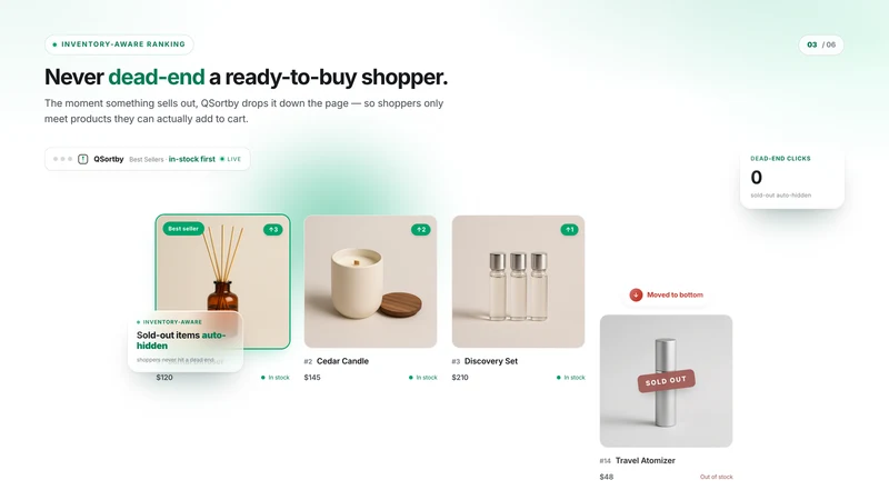 QSortby: Best Sellers & Upsell