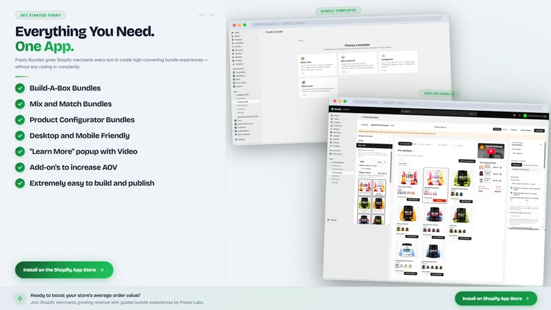 Presto Bundles