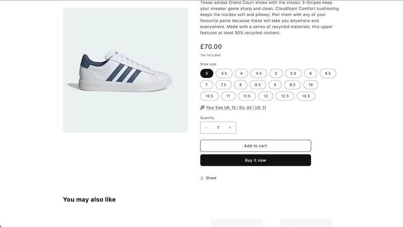 onefit.ai ‑ shoe size finder