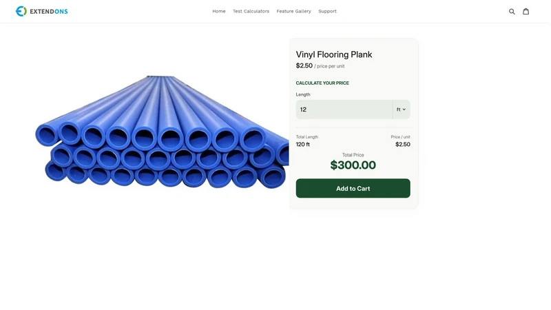 Ex Length Pricing Calculator