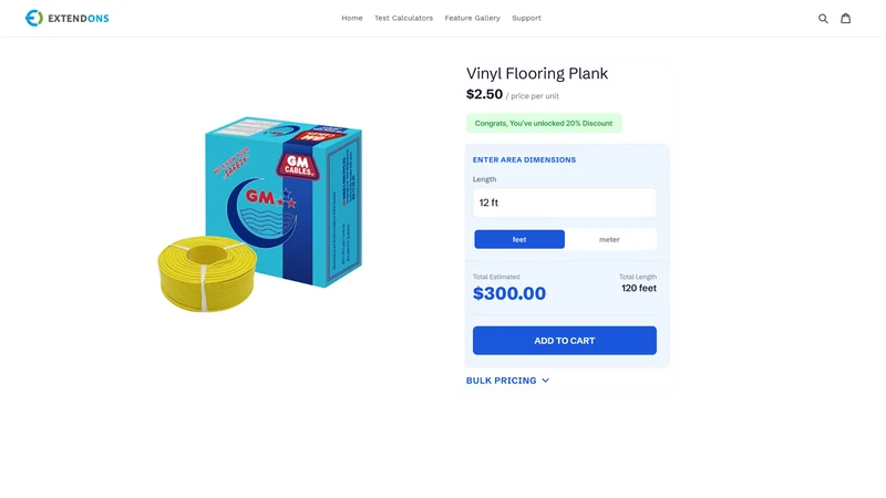Ex Length Pricing Calculator