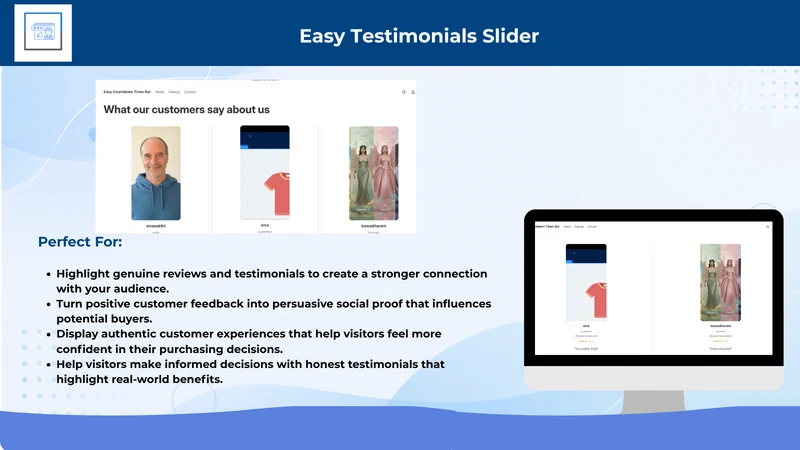 Easy Customer Testimonials