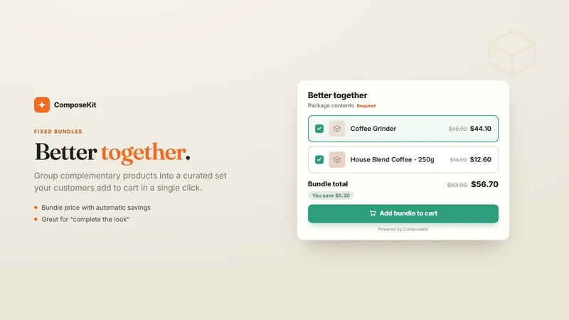 ComposeKit: Bundles & BOGO
