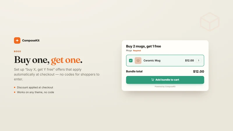 ComposeKit: Bundles & BOGO