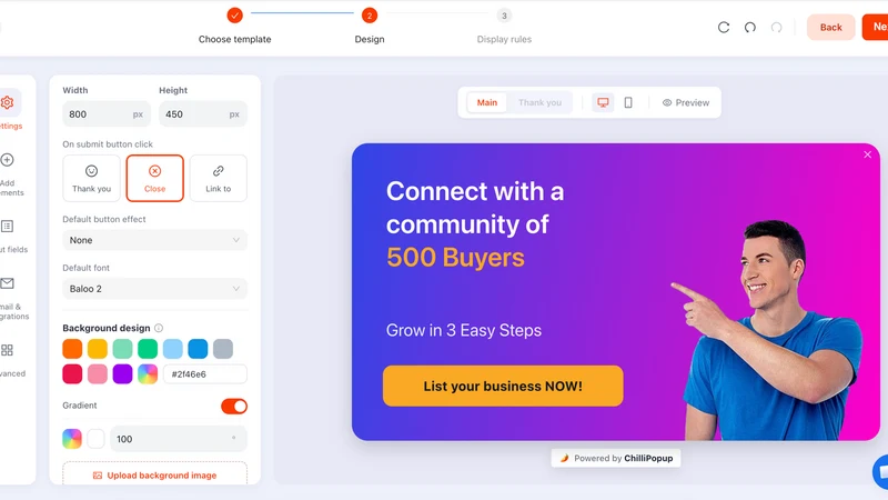 ChilliPopup ‑ Popups & Forms
