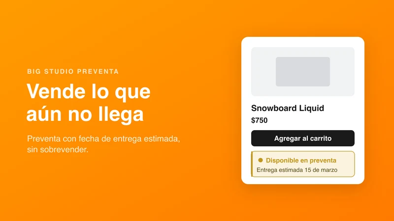 Big Studio Preventa