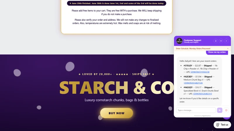 Aria: Customer Support AI