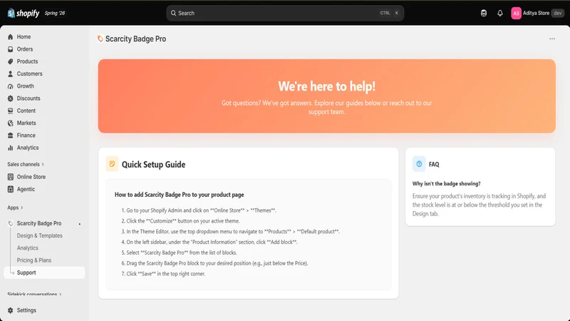 Scarcity Badge Pro