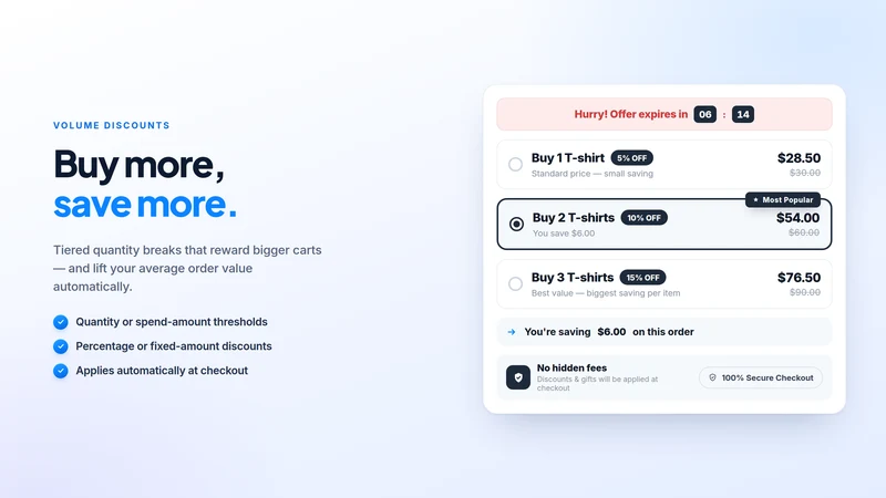 Salify ‑ Bundles & Upsells