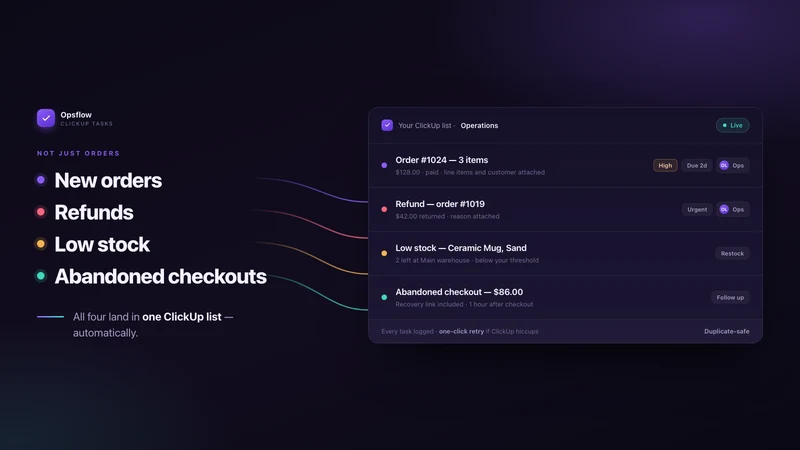 Opsflow — Task Automation